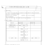 기계식주차장 사용, 검사 신청서 기계식주차장 사용, 검사 신청서
